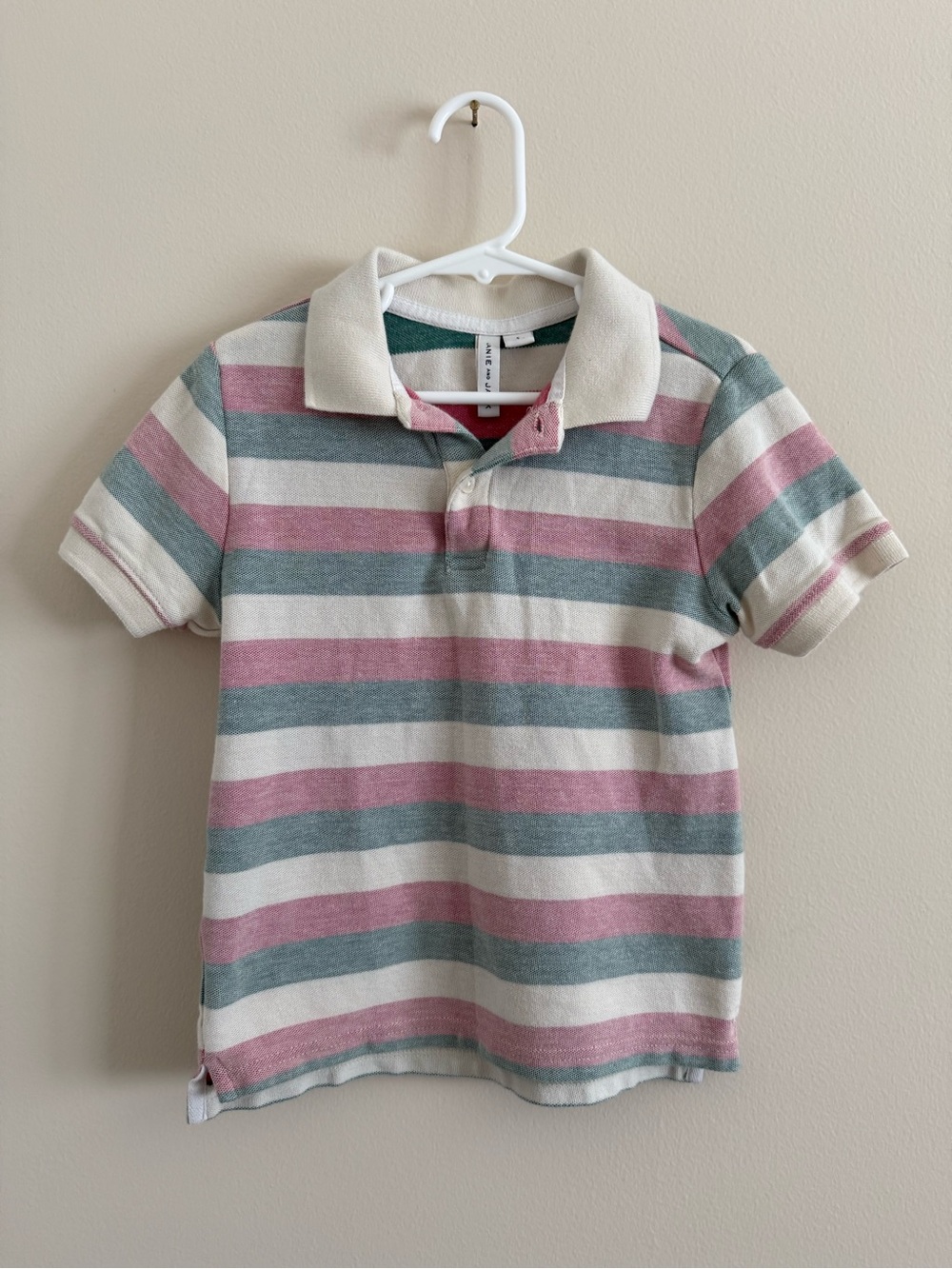 Janie and Jack The Classic Striped Pique Polo // Boys 5